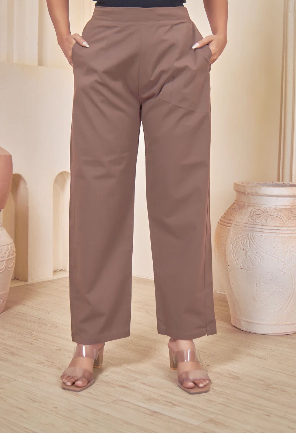 KUTUMBH COFFEE BROWN AARIWORK CO-ORD SET