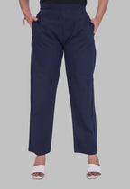 AARI NAVY BLUE KUTUMBH SLEEVELESS SET
