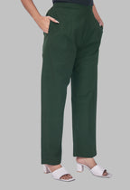 KUTUMBH BOTTLE GREEN AARIWORK CO-ORD SET
