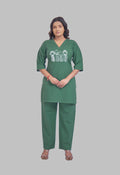 KUTUMBH JADE AARIWORK CO-ORD SET