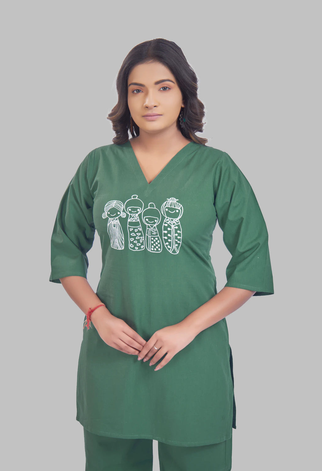 KUTUMBH JADE AARIWORK CO-ORD SET