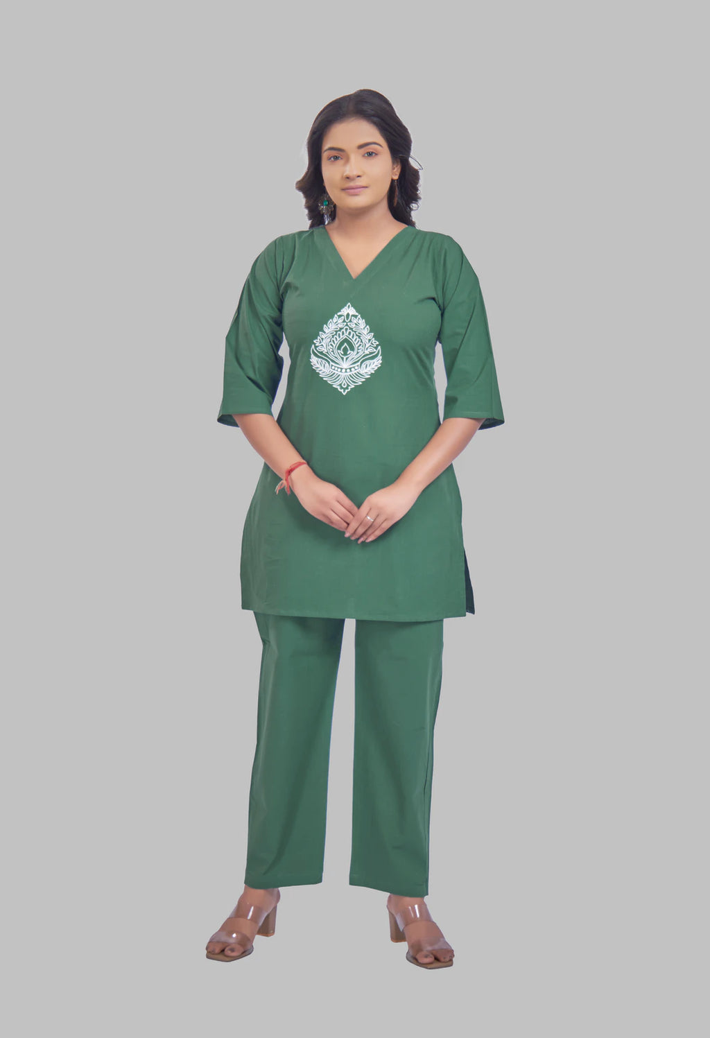 JHAROKHA JADE AARIWORK CO-ORD SET