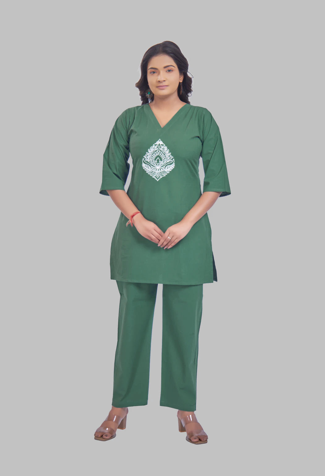 JHAROKHA JADE AARIWORK CO-ORD SET