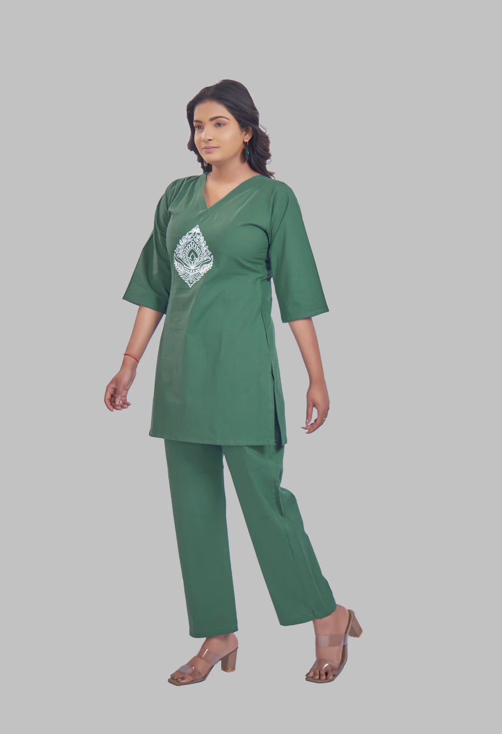 JHAROKHA JADE AARIWORK CO-ORD SET