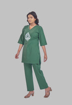 JHAROKHA JADE AARIWORK CO-ORD SET