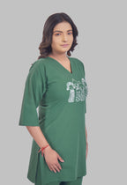 KUTUMBH JADE AARIWORK CO-ORD SET