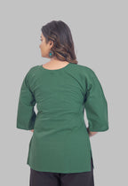 AARI KUTUMBH JADE AARI SUMMER SHORT KURTA
