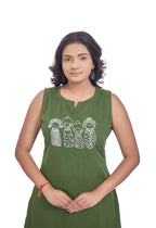 AARI MOSS KUTUMBH SLEEVELESS SET