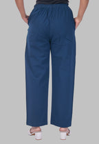JHAROKHA PEACOCK BLUE AARIWORK CO-ORD SET
