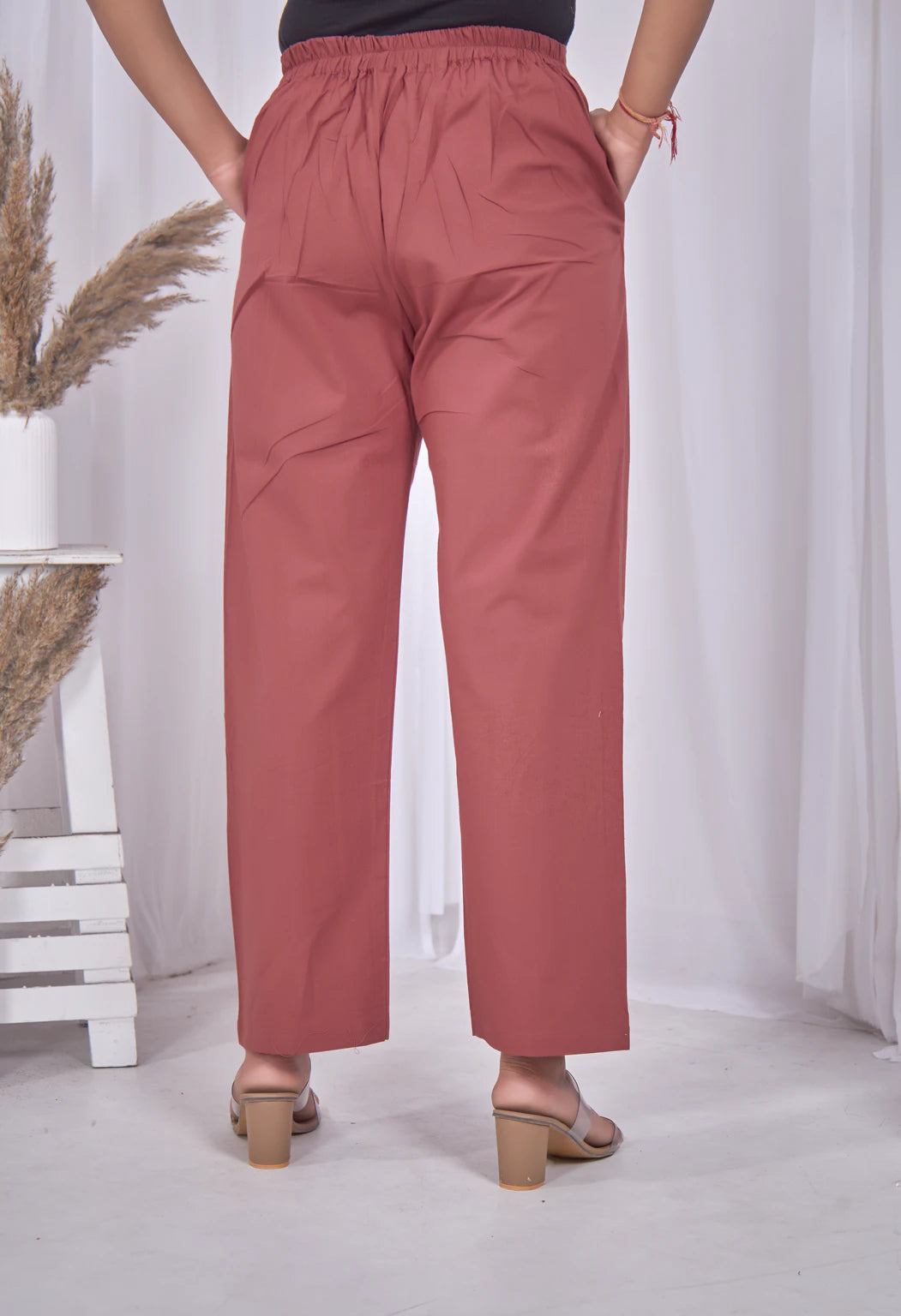 KUTUMBH TERRACOTTA AARIWORK CO-ORD SET