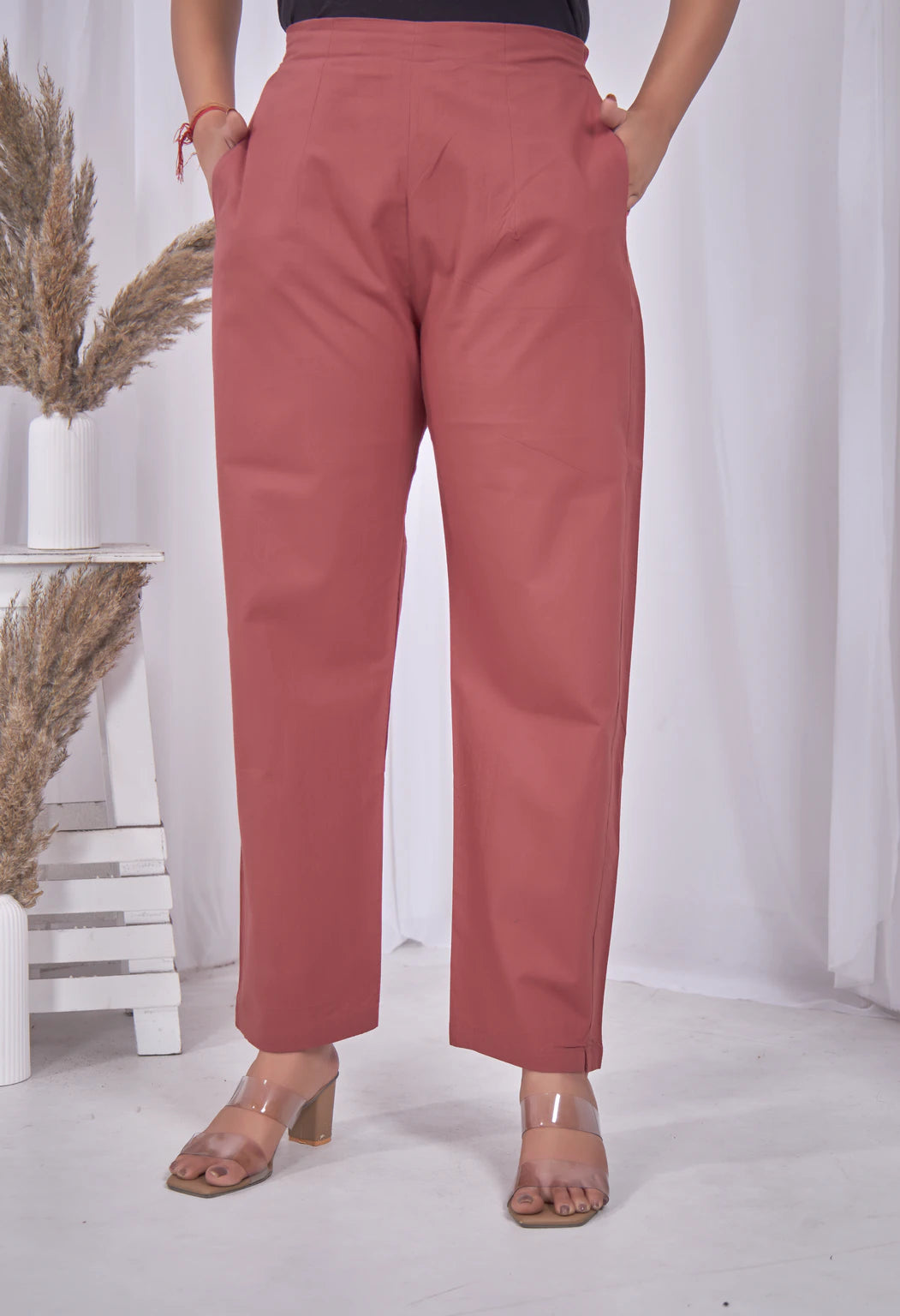 VINTAGE VINE TERRACOTTA AARIWORK CO-ORD SET