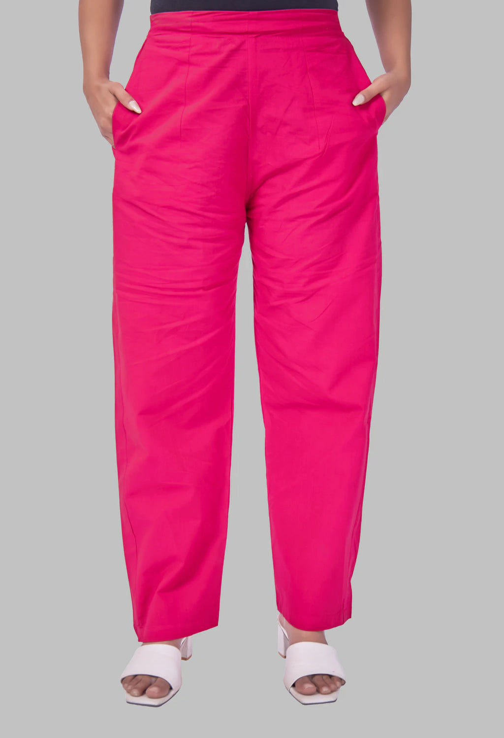 JHAROKHA HOT PINK AARIWORK CO-ORD SET