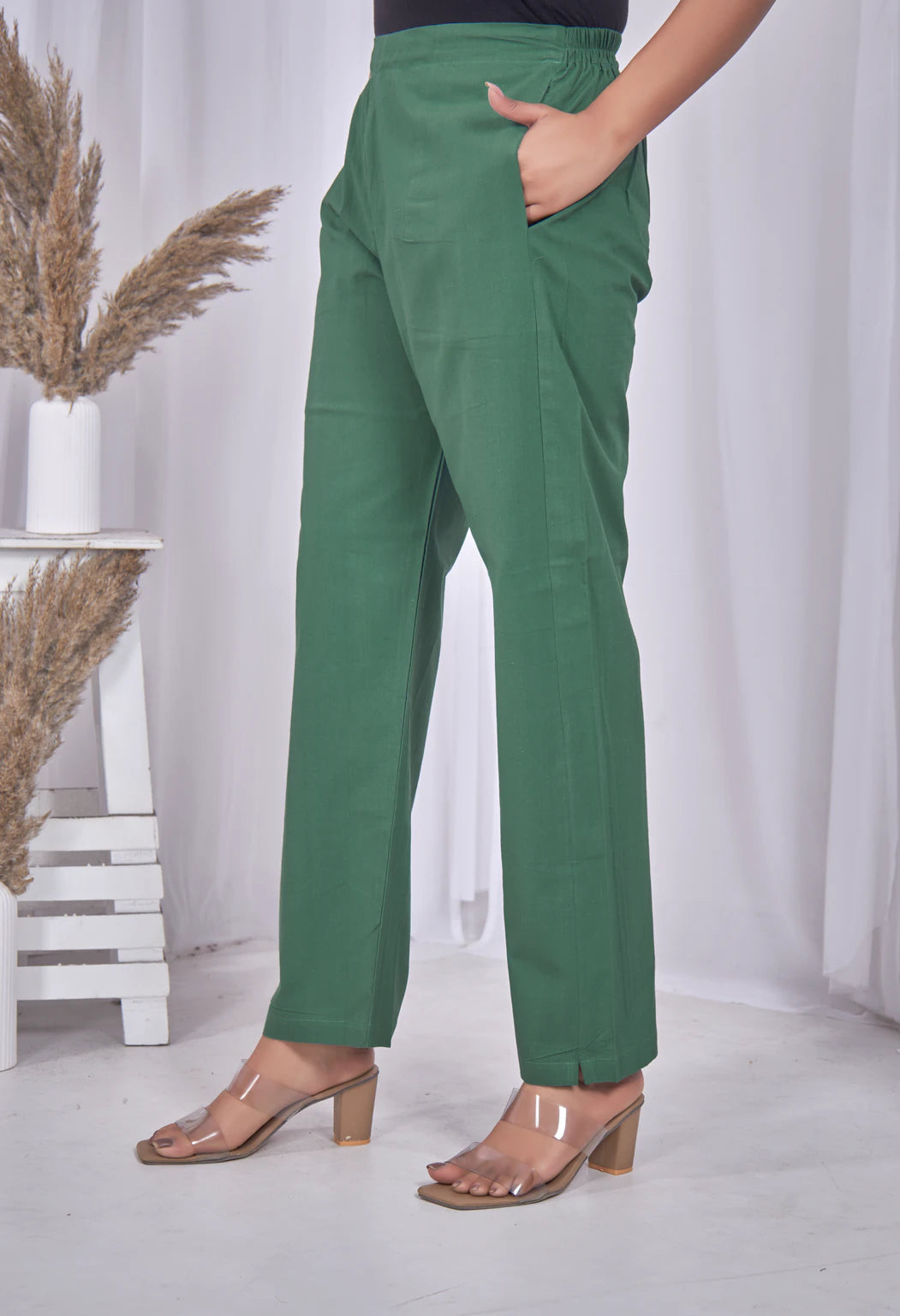 AARI JADE JHAROKHA SLEEVELESS SET